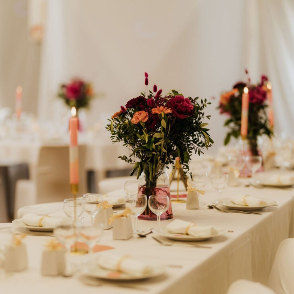 Présentation table mariage